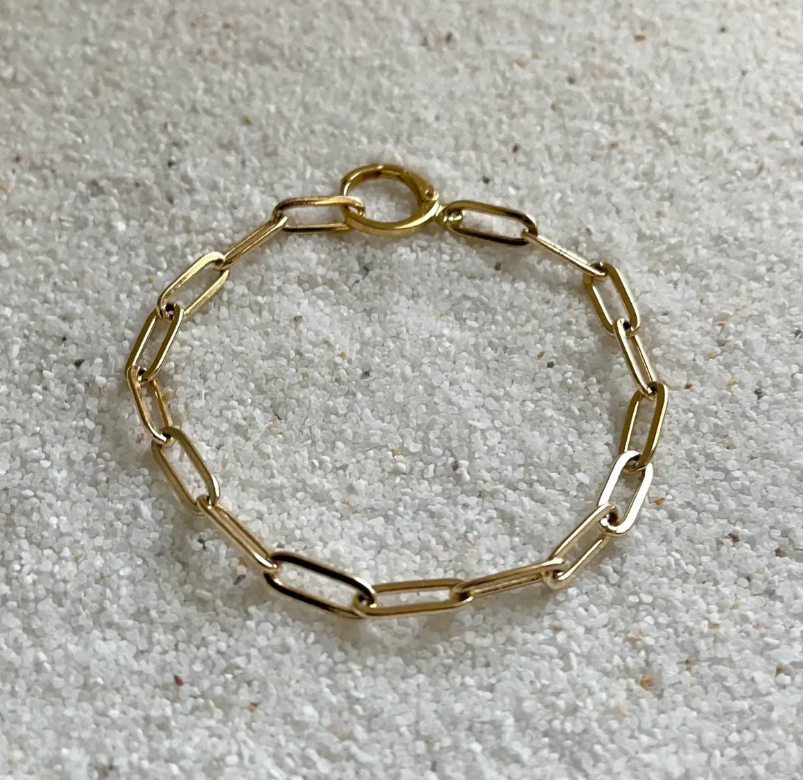 Paperclip Bracelet Gold filled
